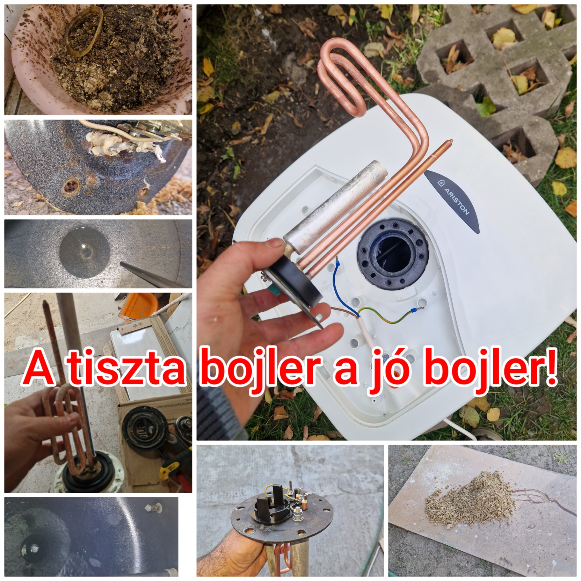 Bojler tisztítás, felújítás 35.000 Ft tól